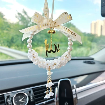 Car hanging – Crystal Car Hanging Ornament for - resin-lily-of-the-valley-letter-edition