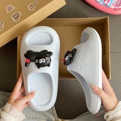 少女心软萌小胖猫学生宿舍拖鞋女生夏季外穿百搭EVA防滑一字拖鞋