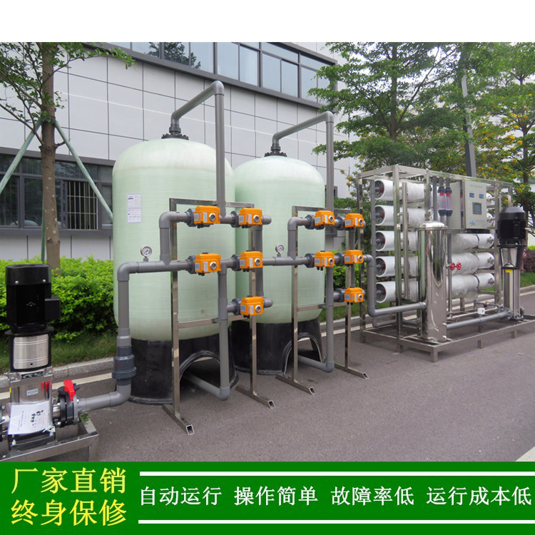 绿健厂家直销电镀清洗水处理_双级RO纯水处理系统_纯水机制水设备