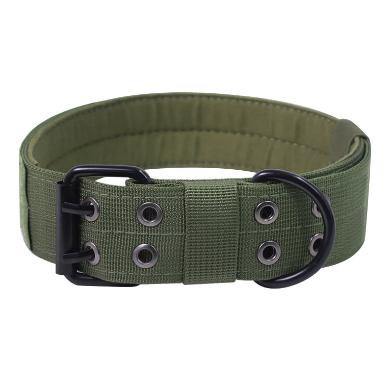 Collar para Perro con Hebilla - Verde Militar M