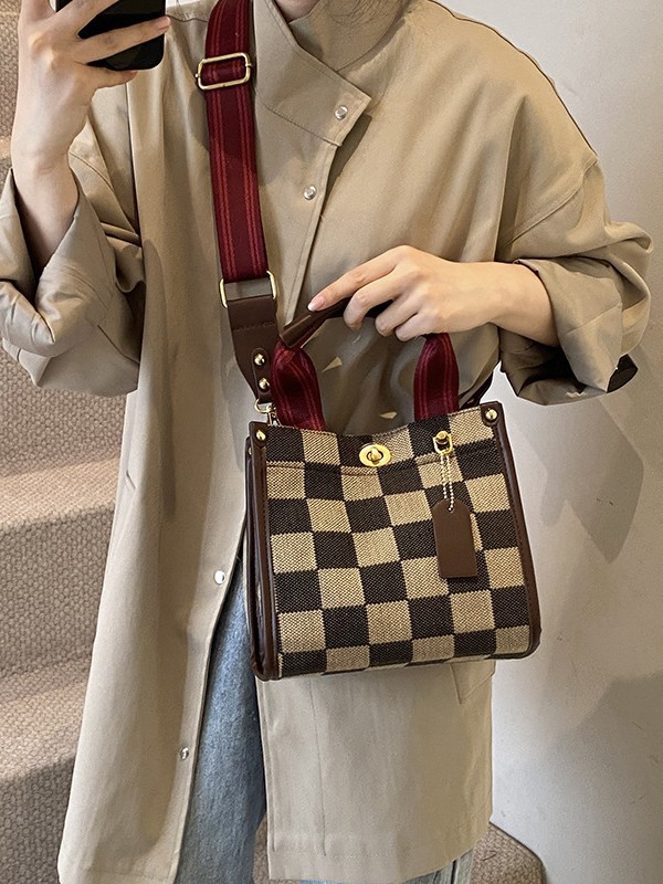 Bolso de patrón leopardo para mujeres 2026 nueva moda retro transfronteriza bolsa de viaje bolsa de tela de bloqueo mochila de hombro