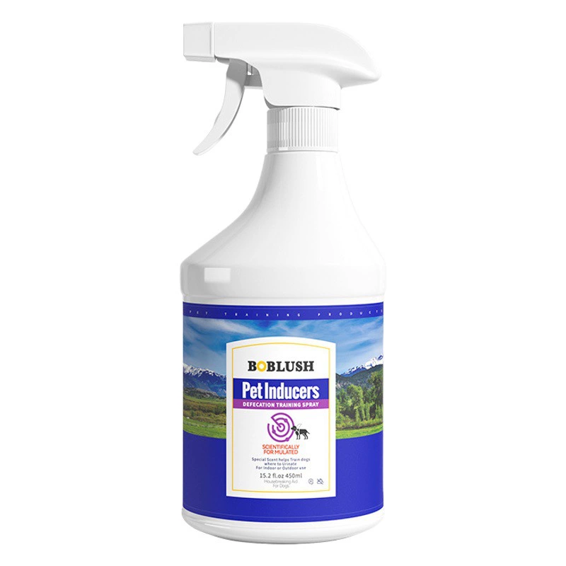 Трансграничное средство для приучения кошек и собак к туалету при мочеиспускании и дефекации, для тренировки позиционирования и фиксированной точки, с жидким средством для приучения к дефекации.