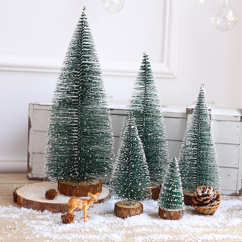 Christmas home decorations, Christmas decorations, mini Christmas tree, desktop store scene arrangement, creative small ornament
