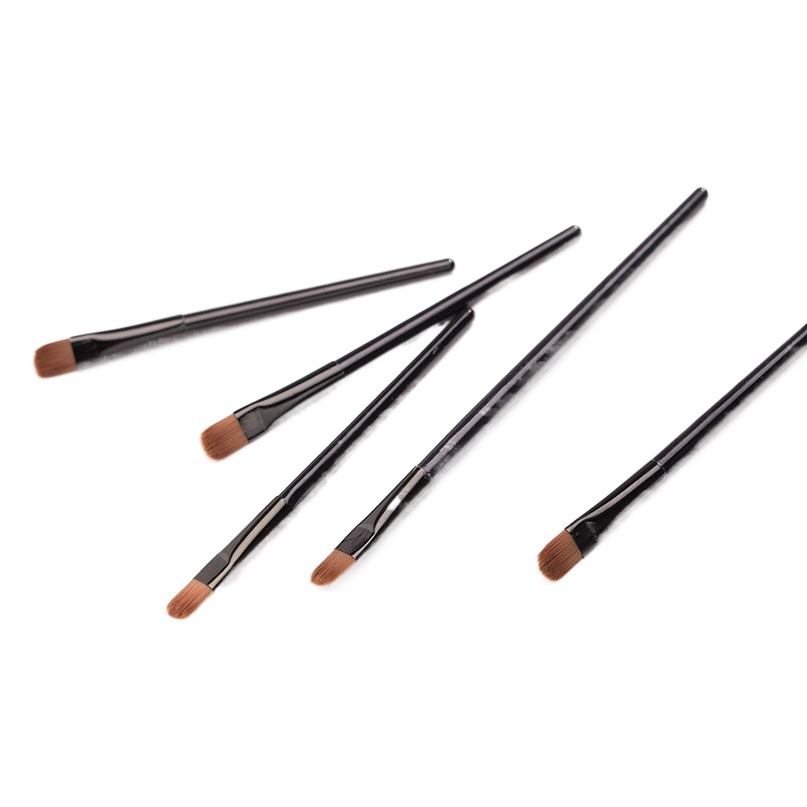 Venta directa de fábrica cepillo de labios pequeño cepillo de ojos negro cepillo de maquillaje cepillo de sombra de ojos accesorios de maquillaje herramientas de maquillaje ACCESORIOS DE MANICURA