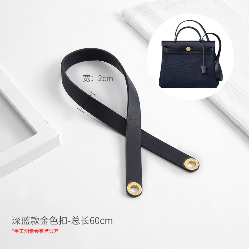 名匠適用H愛馬herbagショルダーストラップ片肩斜めショルダー杜邦紙内胆バッグ改造短本革幅バッグベルト|undefined