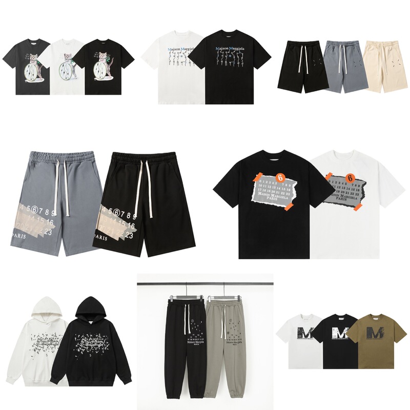 Cross-border Maison Margiela Magila Digital Printing MM6 Cotton high quality Men's and Women's in stock Collection