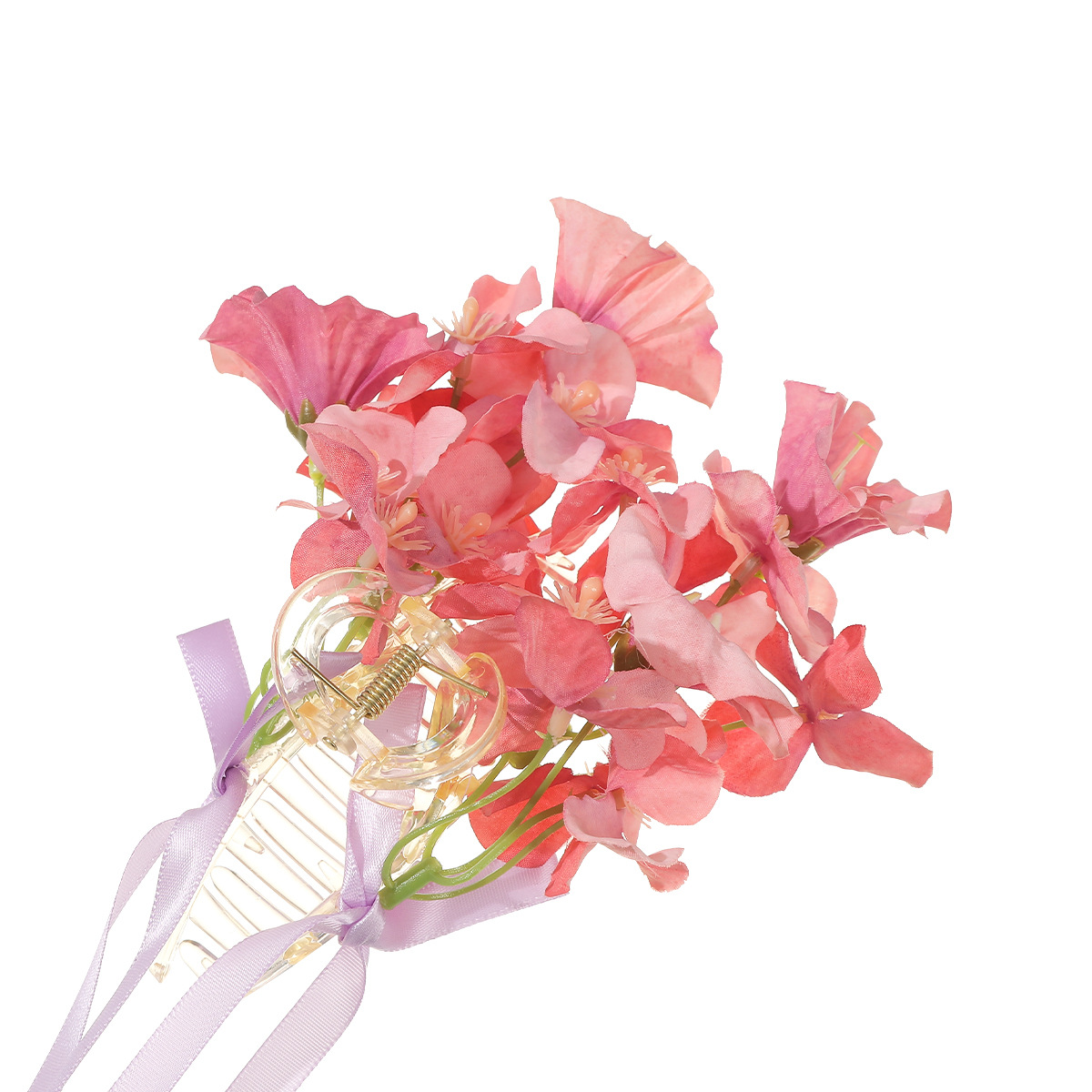 Women's Flower Sweet Mixed Materials Hair Claws display picture 7