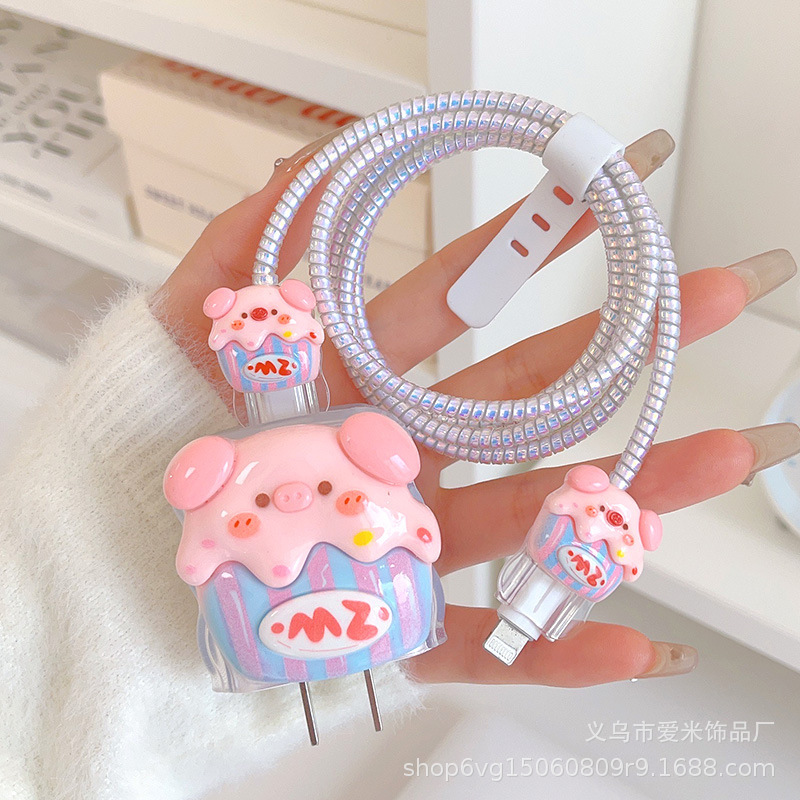 케이크컵 버터피기 [5종세트-큰머리1-작은머리2-보호줄1-끈1]