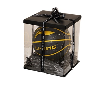 Basketball Gift Box Empty Box Instagram Style Birthday Gift Large Size Boys No.7 Basketball Box Transparent Football Gift