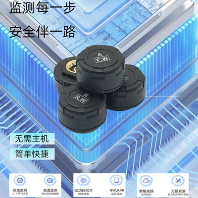 Bluetooth Wireless App Display, Automotive – Tire pressure monitoring system