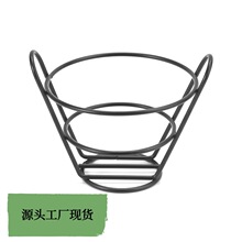 美式小吃炸鸡篮 金属炸篮炸筐创意餐具商用篮子架 装薯条的容器