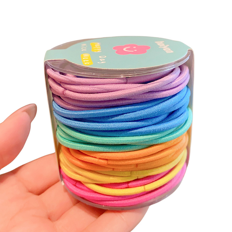 Las muchachas de la banda de goma del lazo del pelo de la banda de goma de los niños no hacen daño a la cuerda del pelo banda de Pelo elástico
