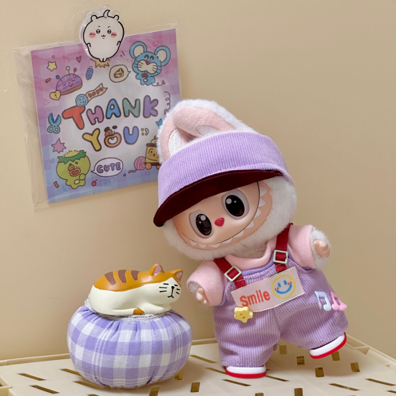 仅衣服适用于17cm拉布布搪胶娃娃毛绒公仔等可穿衣服换装着替服装|undefined