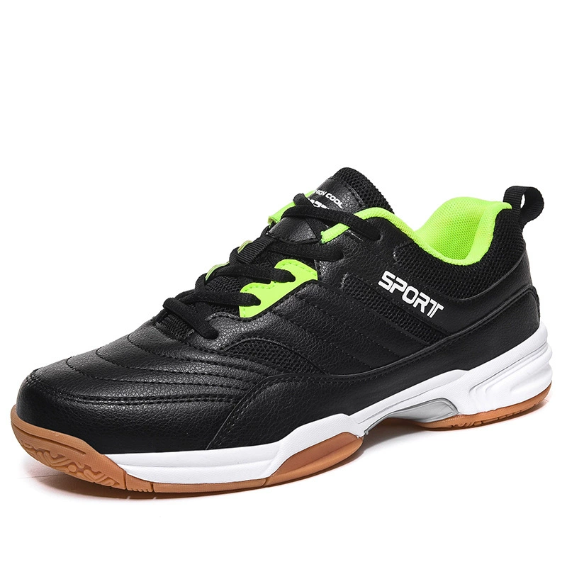 Elastic wear-resistant sports shoes for badminton, non-slip breathable tennis shoes for training, for import, plus size, wholesale