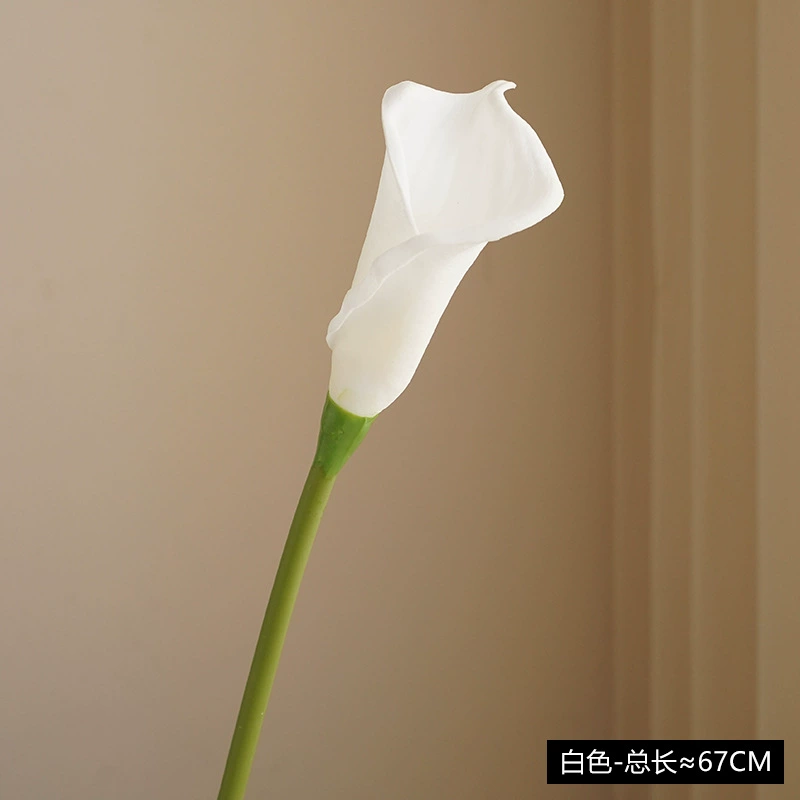 Реалистичные полиуретановые лилии Calla, большие искусственные цветы