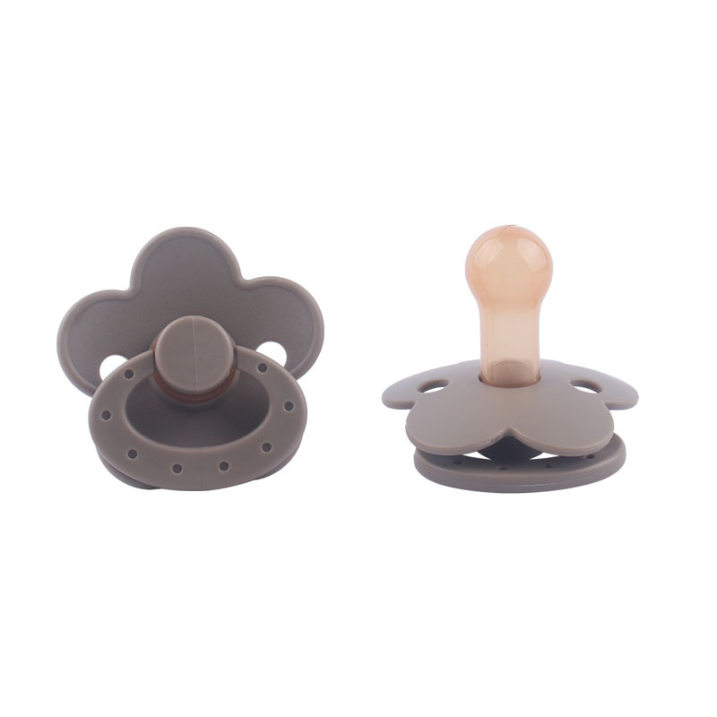 Bebé forma de flor pezón chupete bebé mordida música pezón super suave durmiendo pezón nuevo AliExpress