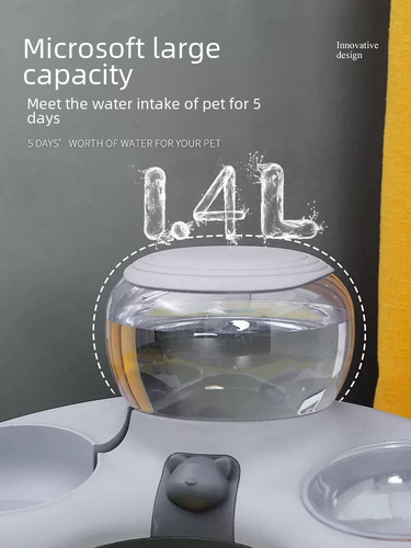 Cat Water Fountain Pet Flow Cordless Cat Drinking Cat Bowl Water Bowl Feeding Supplies Dog Automatic Waterer