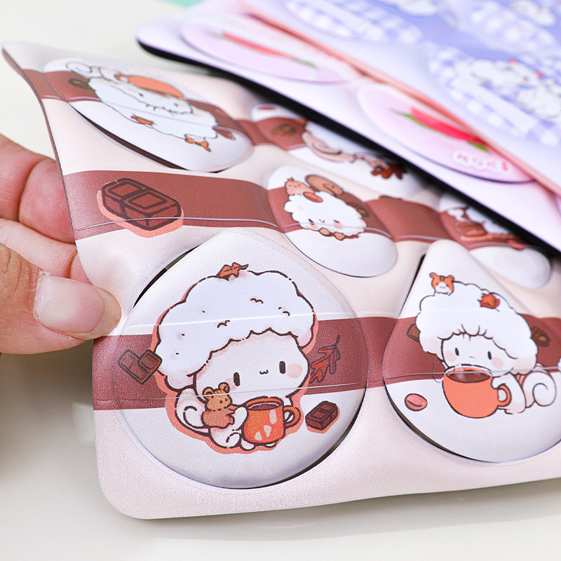 Fábrica personalizada recolección serie de polvo de cojín de aire no comer polvo de poliuretano herramienta de maquillaje de esponja seca y húmeda