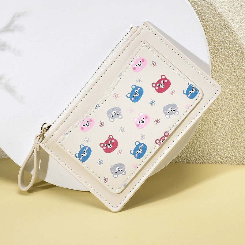 Wallet, short thin cartoon shoulder bag, Korean style