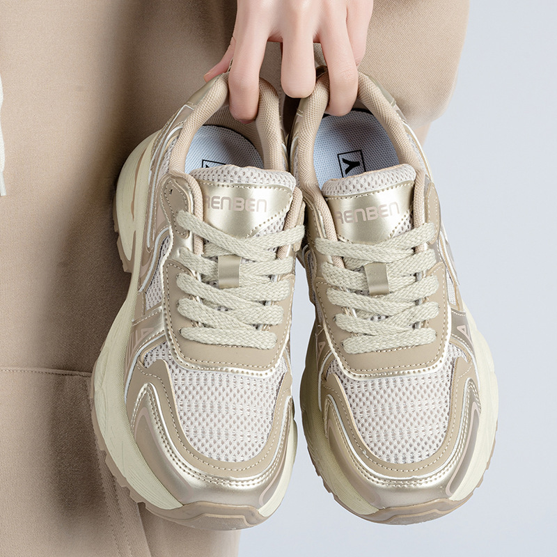 Celebrity same style daddy shoes women's shoes 2024 New Spring thick bottom increased popular casual sneaker Celebrity same style daddy shoes women's shoes 2024 New Spring thick bottom increased popular casual sneaker