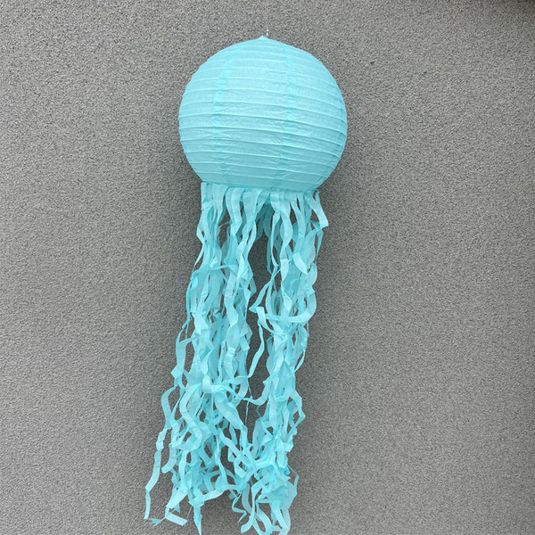 Wholesale jellyfish paper lantern Mermaid Birthday Decoration Color…