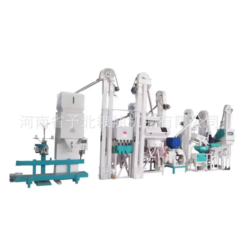 稻谷脱壳剥谷碾米成套设备大米碾白机水稻谷子加工设备成套碾米机