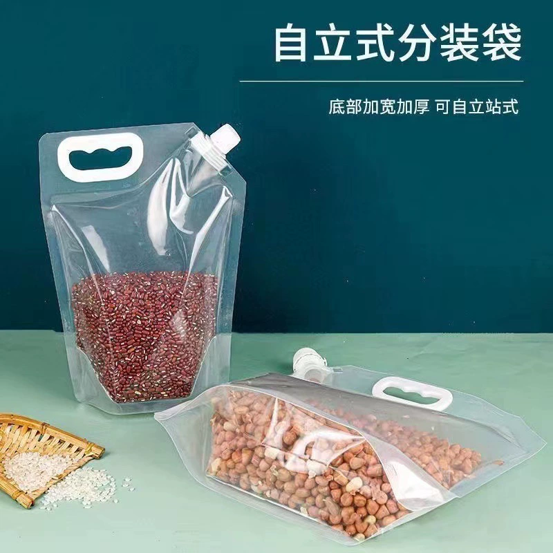 Кухня Хранение Фасоль Мешок Для Хранения Крупы Пищевой Мешок Риса Портативная Всасывающая Насадка Мешок Зерновые Хлопья