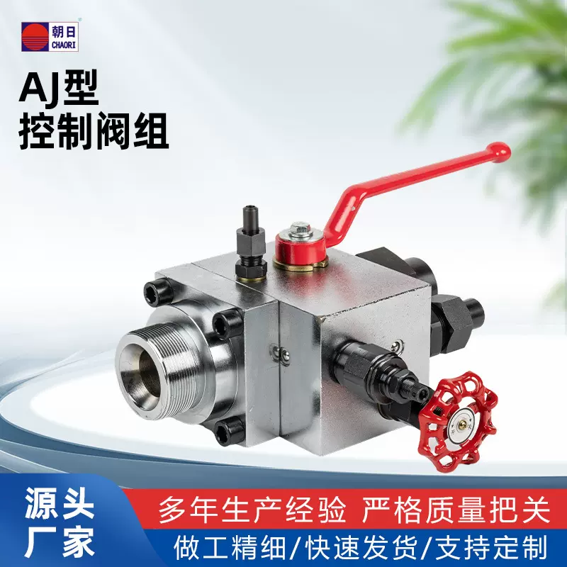 宁波朝日AJ型碳钢控制阀组 专业蓄能器用手动电磁卸荷液压阀批发