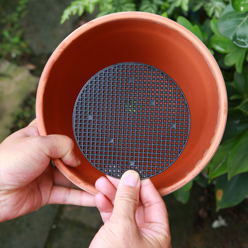 Wholesale Potted Plant Trays, Soil Leakage Preventing Base Netting, Succulent Pot Drip Mesh, Plastic Round Drip Net, Breathable Mesh Manufacturer
