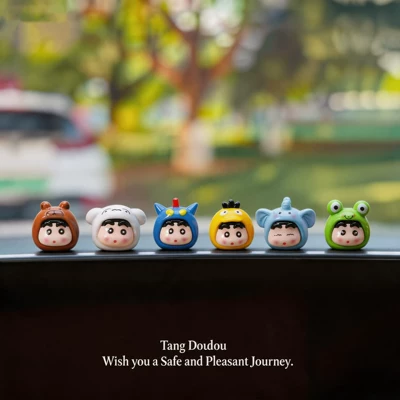 High-End Creative Screen Decorations, Car ornaments - healing-little-cute-pills-6-pack-type-b-comes-with-adhesive-stickers