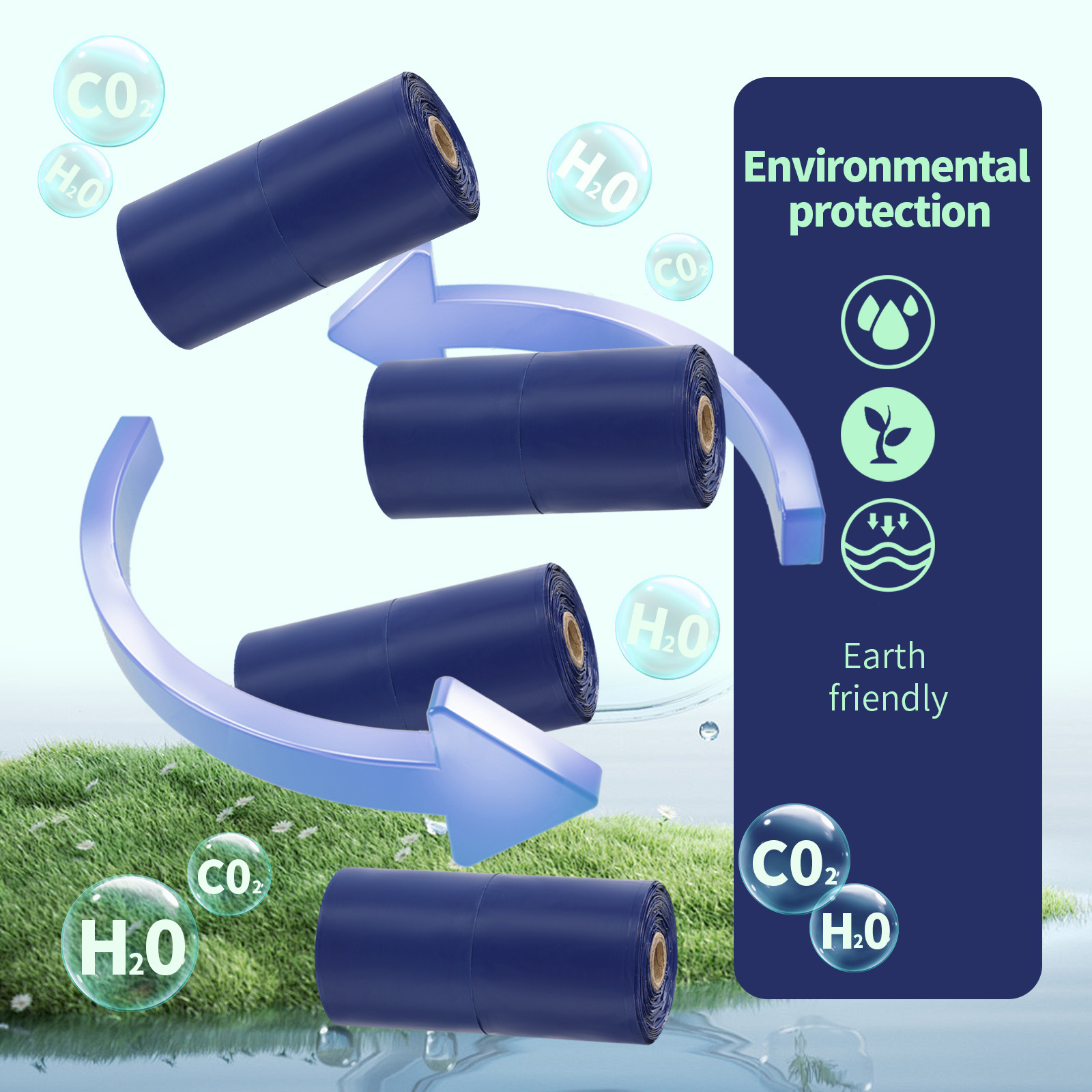 bolsa de excrementos, bolsa de arena de gato, bolsa de mano gruesa, chaleco de excrementos para perros, bolsa de basura para mascotas