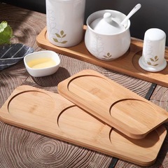 調味料瓶竹木製トレイ日本製耐久性のあるラードチリ瓶家庭用セット竹シャーシ工場直販卸売