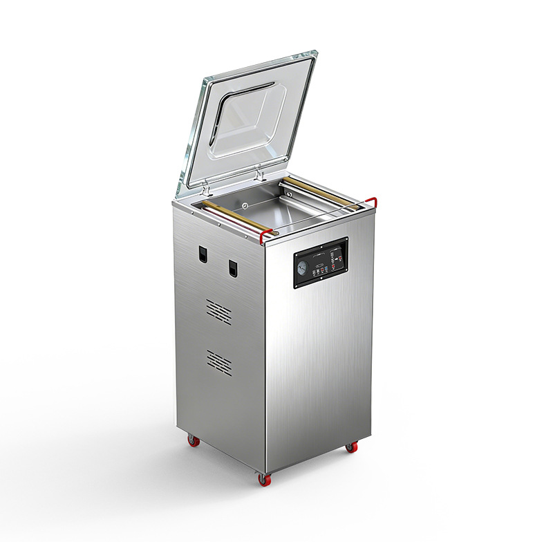 Máquina automática de envasado al vacío Máquina de sellado al vacío de una sola cámara de doble propósito en seco y húmedo image 6
