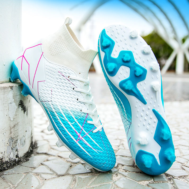 cross-border foreign trade in stock 35-47 plus size football shoes new student adult tf broken nail training shoes female ag spike