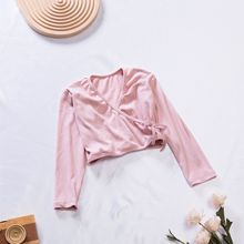 儿童舞蹈服外搭小披肩女童练功服春夏长袖芭蕾舞外套中国跳舞服装