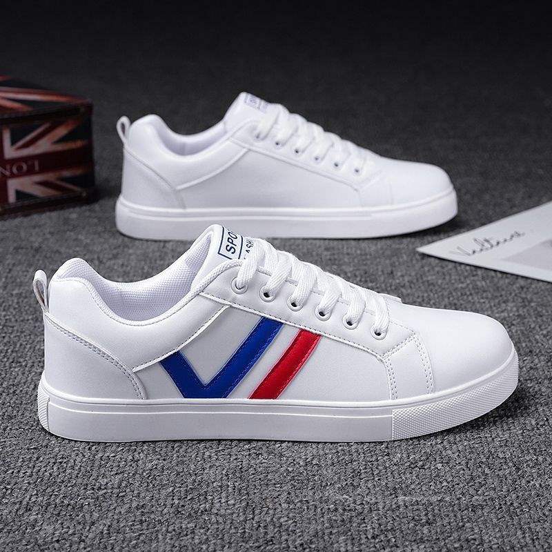 Zapatos de skate para hombres 2026 primavera nuevos zapatos de hombre nicho de zapatos de skate para hombres zapatos deportivos casuales pequeños zapatos blancos