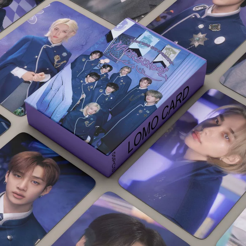 55 Stray Kids маленькая карта Magic School Lomo, любимая карта Хуанг Ичэнь Феликс