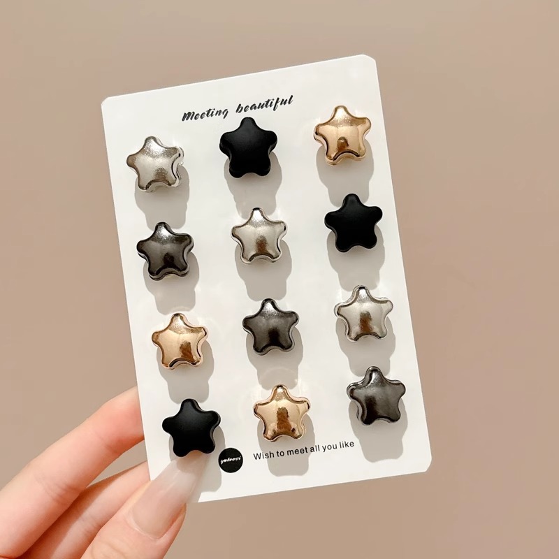 Gran cambio en la circunferencia de la cintura, pequeña estrella, hebilla de succión magnética, falda, artefacto de cintura, no daña la ropa, antidesgaste, ajuste fijo, hebilla oculta