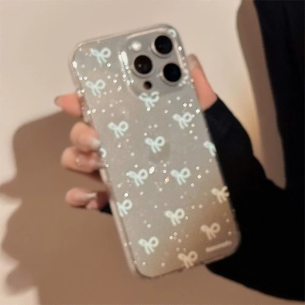 Apple, голубой совместимый чехол с бантом, Pro