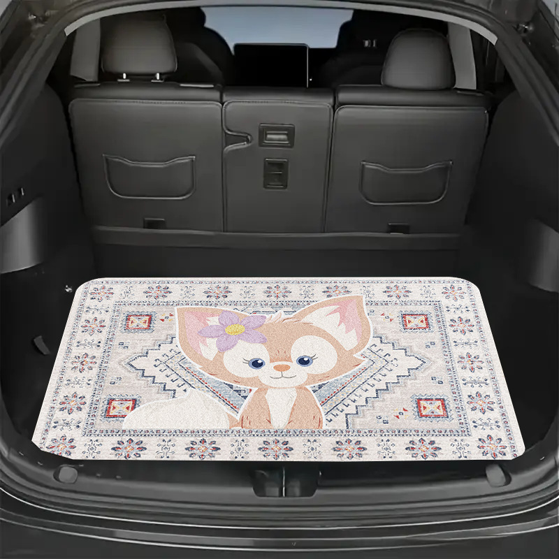 Amazon Temu Dropshipping Mickey Mouse Floor Mat Car Dust-Proof and Stain-Resistant Trunk Mat Non-Slip Easy Care Item Mat