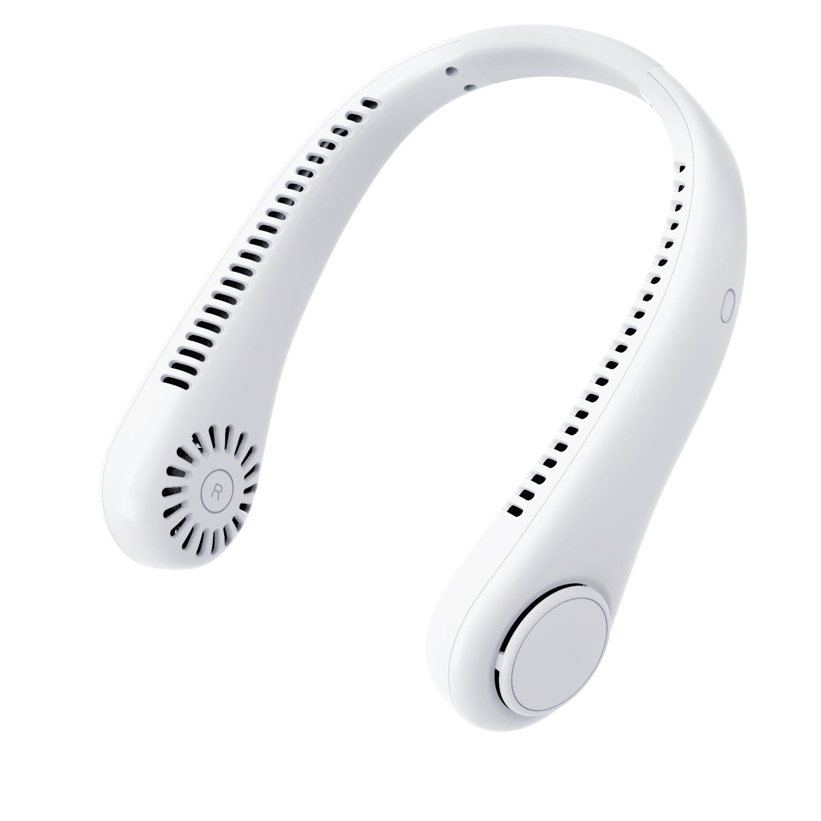 Ventilador de cuello USB perezoso al por mayor sin hojas ligero al aire libre gran viento silencioso multi-digitación mini ventilador