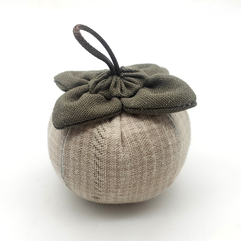 Patchwork hecho a mano DIY bordado material paquete Lu bordado novato caqui colgante niños regalo caqui bolsita