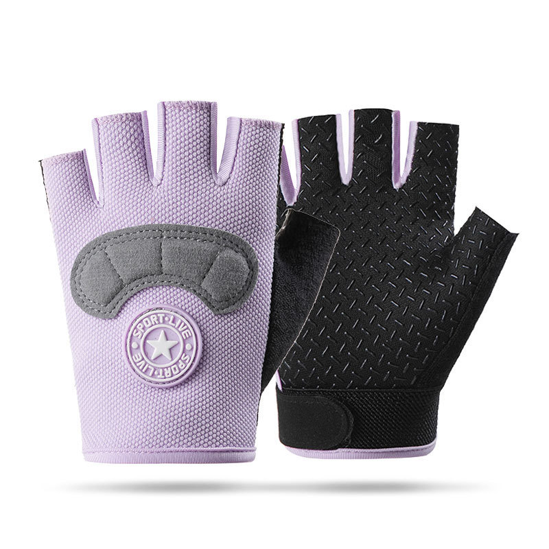 Guantes deportivos al aire libre de primavera y verano para hombres y mujeres de medio dedo para niños