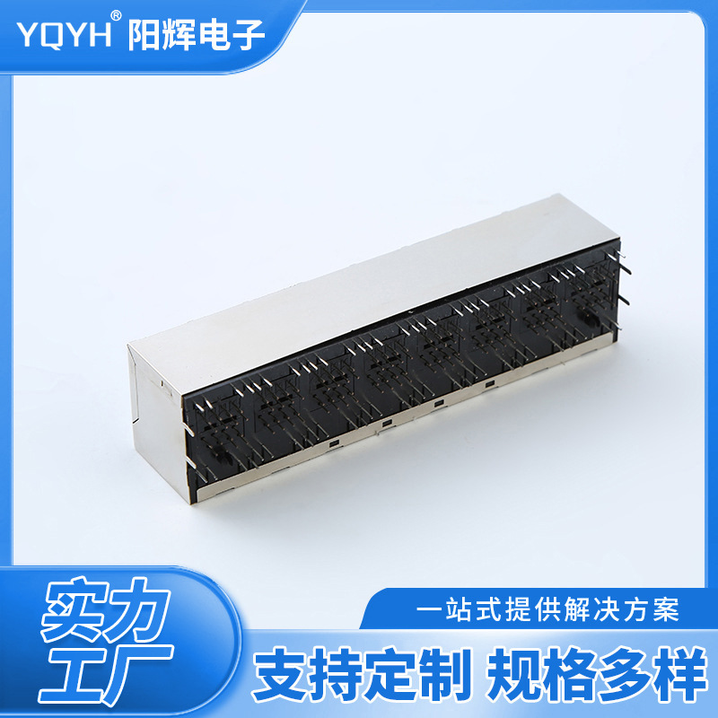 RJ45 커넥터 암 소켓(조명 없음) 5921D-2X8(조명 네트워크 인터페이스 포함)