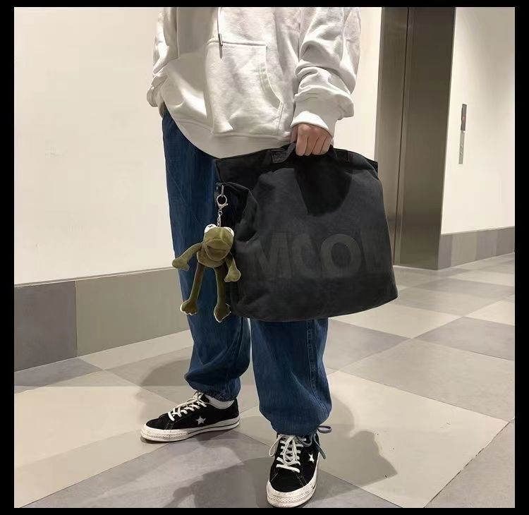 包包女26新款男女通用斜挎包大容量水洗加厚帆布包上课包韩版百搭|undefined