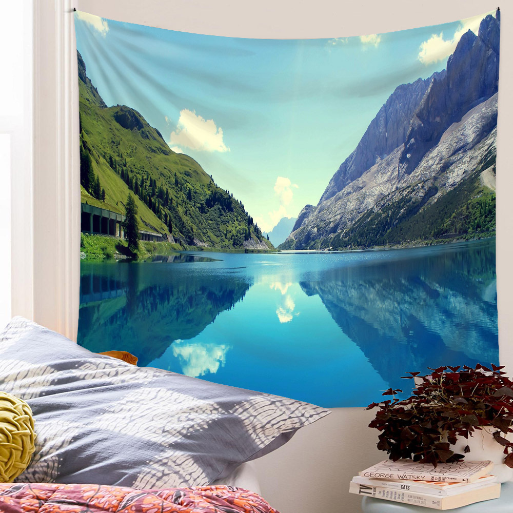 Bohemian Scenery Painting Wall Decoration Cloth Tapestry Wholesale Nihaojewelry display picture 135
