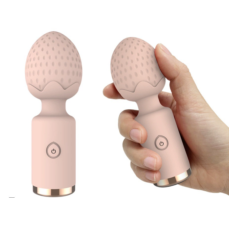 Мини-вибратор для массажа Strawberry AV, стимулятор для женщин Honey Bean, вибрационный мастурбатор, секс-игрушки оптом