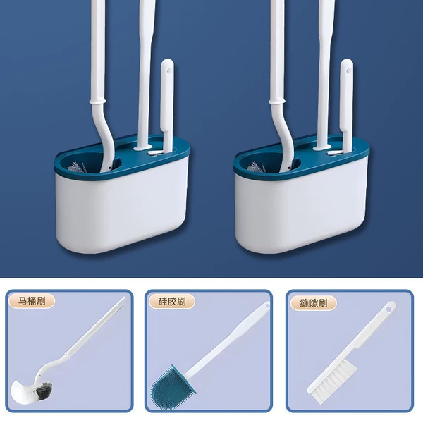 Blue silicone toilet
