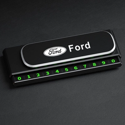 Nömrəli dayanma kartı number holder - can-be-hidden-ford-black