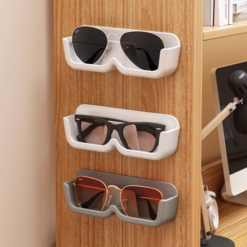 Glasses storage rack bathroom bedside anti-pressure wall-mounted sunglasses sunglasses display props myopia glasses frame display stand